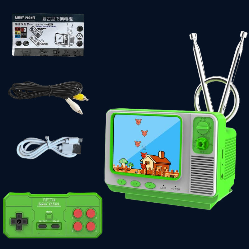 E-MODS GAMING Handheld Game Console Built In168 Video Game Mini TV for Kids Party Favors 3.0 Inch Screen Retro Game Console Support Two-Player Gamepad Birthday Gift for Children/Adult