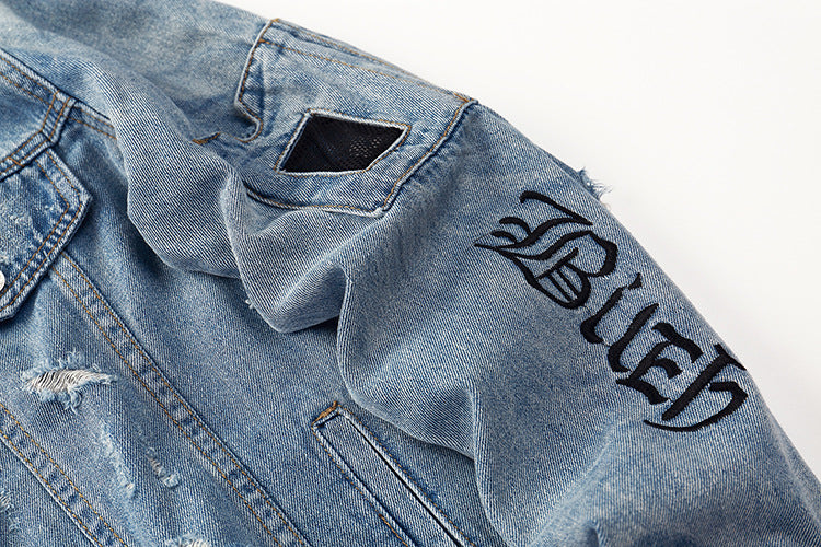 Distressed Denim Jacket