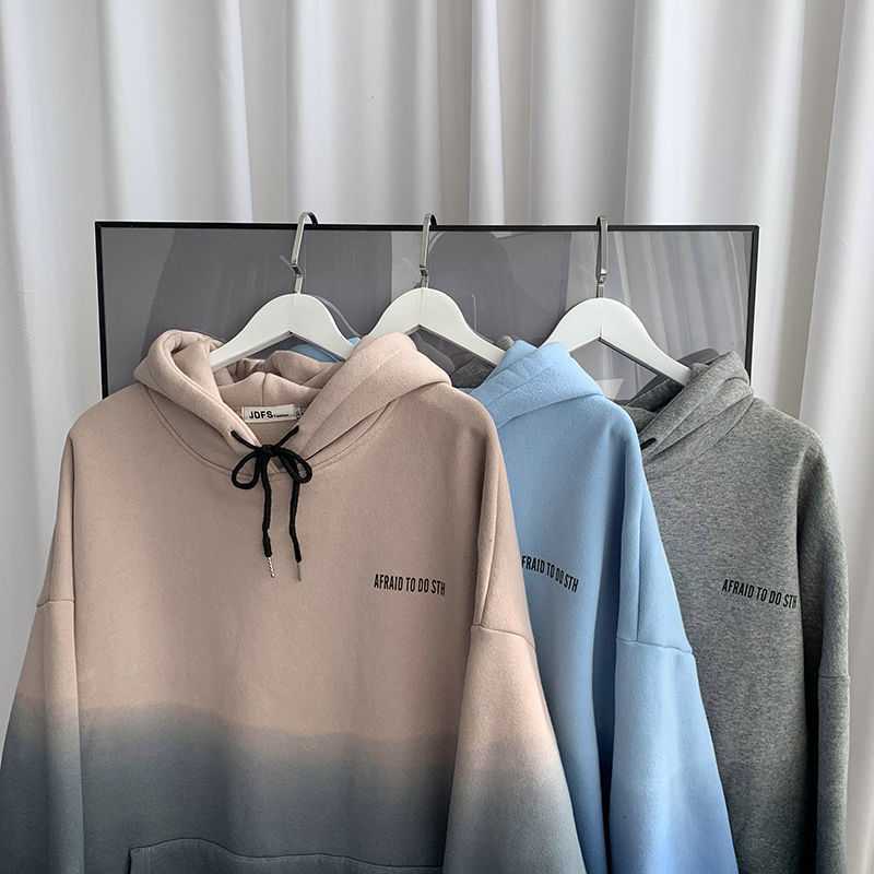 Color Changing Pullover Hooded Sweater Men'S Casual