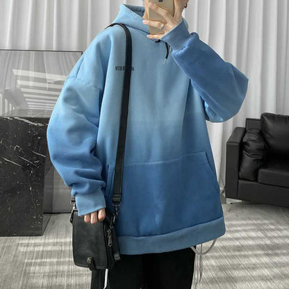 Color Changing Pullover Hooded Sweater Men'S Casual