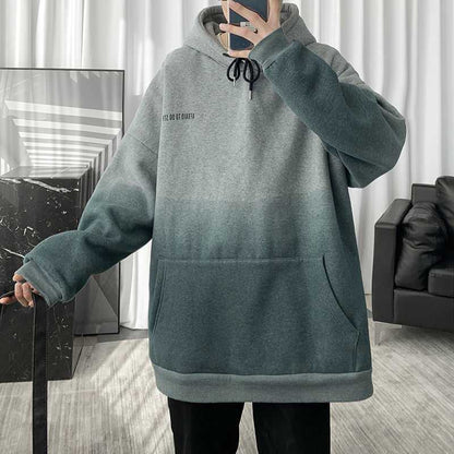 Color Changing Pullover Hooded Sweater Men'S Casual