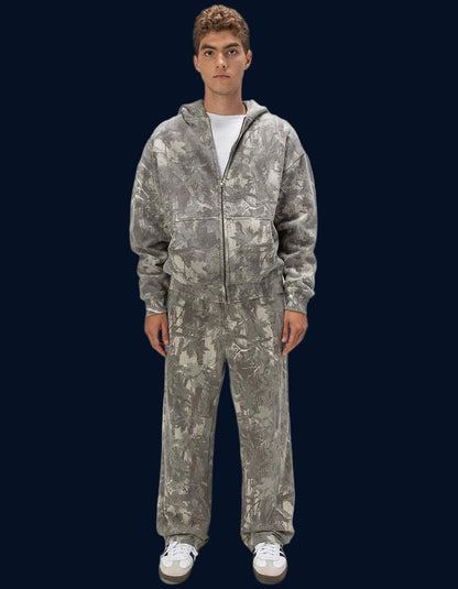 RSQ Mens Oversized Zip-Up Hoodie