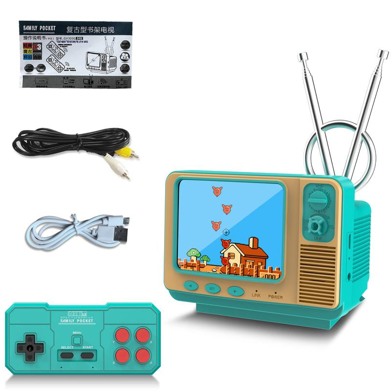 E-MODS GAMING Handheld Game Console Built In168 Video Game Mini TV for Kids Party Favors 3.0 Inch Screen Retro Game Console Support Two-Player Gamepad Birthday Gift for Children/Adult