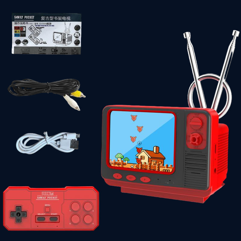 E-MODS GAMING Handheld Game Console Built In168 Video Game Mini TV for Kids Party Favors 3.0 Inch Screen Retro Game Console Support Two-Player Gamepad Birthday Gift for Children/Adult