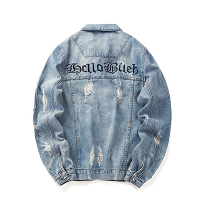 Distressed Denim Jacket