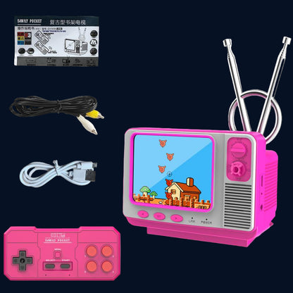 E-MODS GAMING Handheld Game Console Built In168 Video Game Mini TV for Kids Party Favors 3.0 Inch Screen Retro Game Console Support Two-Player Gamepad Birthday Gift for Children/Adult