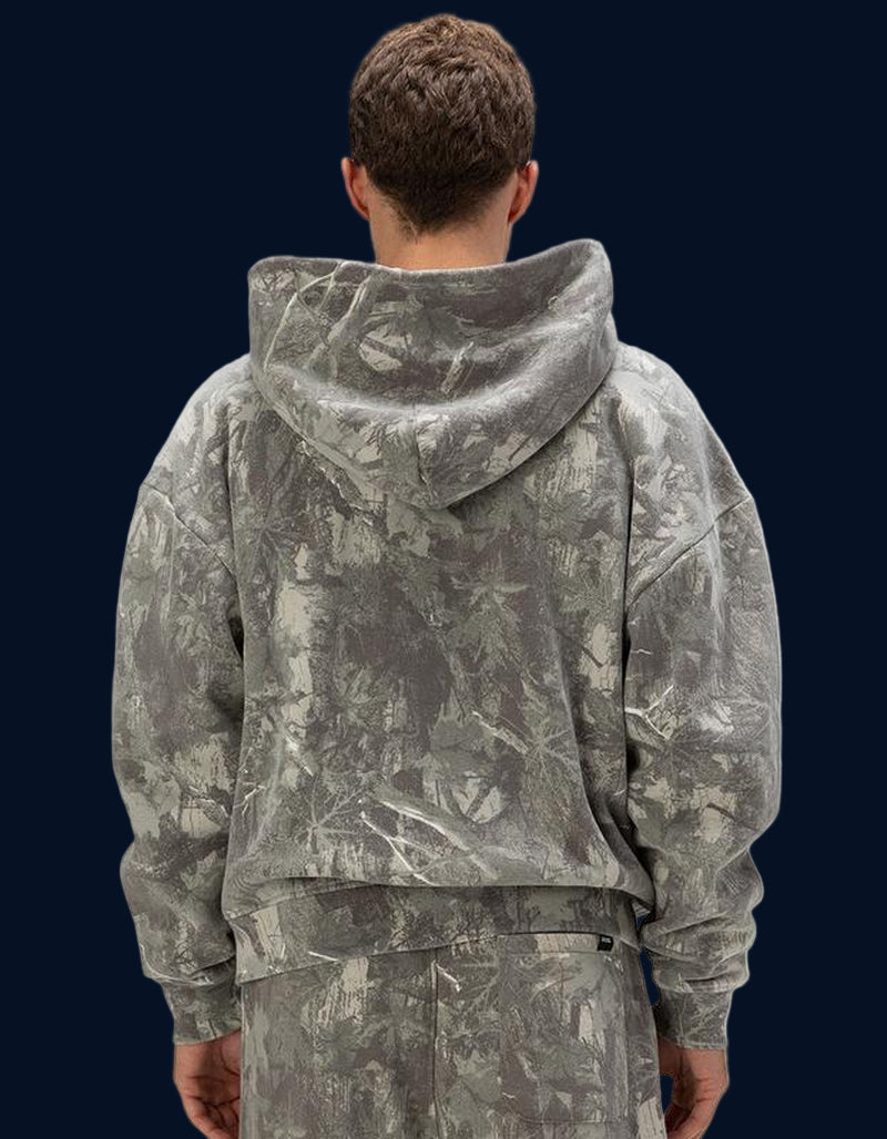 RSQ Mens Oversized Zip-Up Hoodie