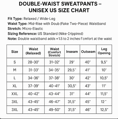 Double Waisted Sweatpants