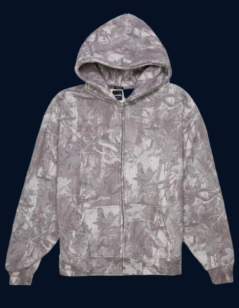 RSQ Mens Oversized Zip-Up Hoodie