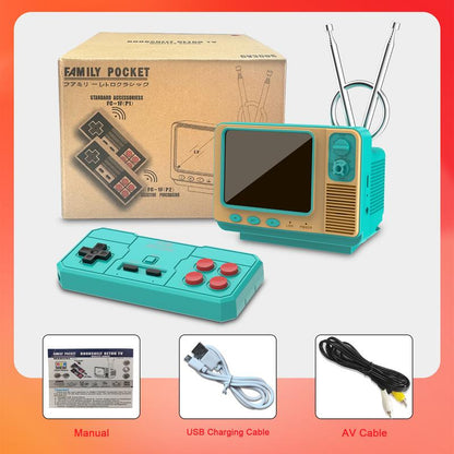 E-MODS GAMING Handheld Game Console Built In168 Video Game Mini TV for Kids Party Favors 3.0 Inch Screen Retro Game Console Support Two-Player Gamepad Birthday Gift for Children/Adult